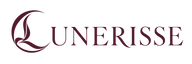 LUNERISSE — ay ve saten kurdele detaylı bordo marka logosu